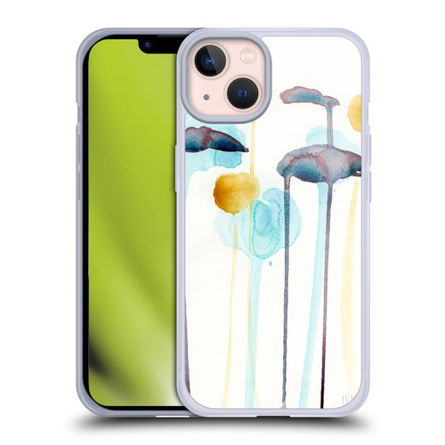 Wyanne Nature Botanical Watercolour Soft Gel Case for Apple iPhone 13