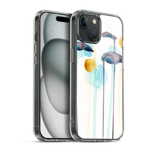 Wyanne Nature Botanical Watercolour Soft Gel Case for Apple iPhone 15 Plus & MagSafe