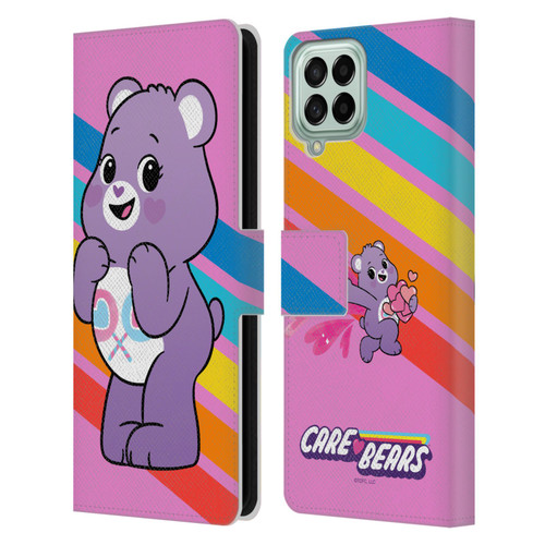 Care Bears Characters Share Leather Book Wallet Case Cover For Samsung Galaxy M53 (2022)
