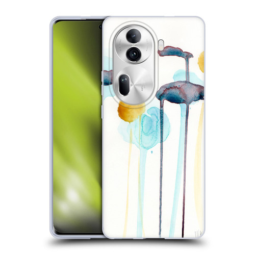 Wyanne Nature Botanical Watercolour Soft Gel Case for OPPO Reno11 Pro