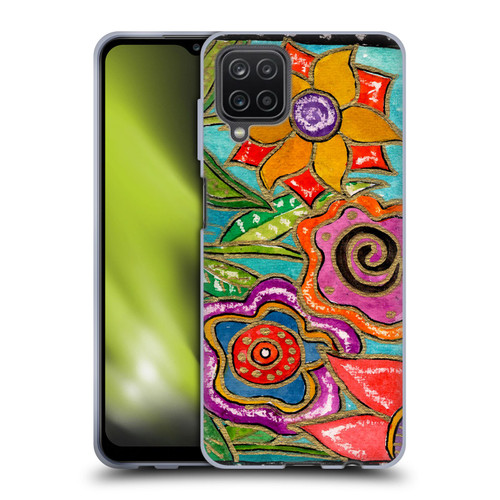 Wyanne Nature Funky Flower Garden Soft Gel Case for Samsung Galaxy A12 (2020)