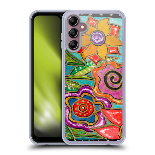 Wyanne Nature Funky Flower Garden Soft Gel Case for Samsung Galaxy A14 5G