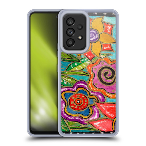 Wyanne Nature Funky Flower Garden Soft Gel Case for Samsung Galaxy A53 5G (2022)