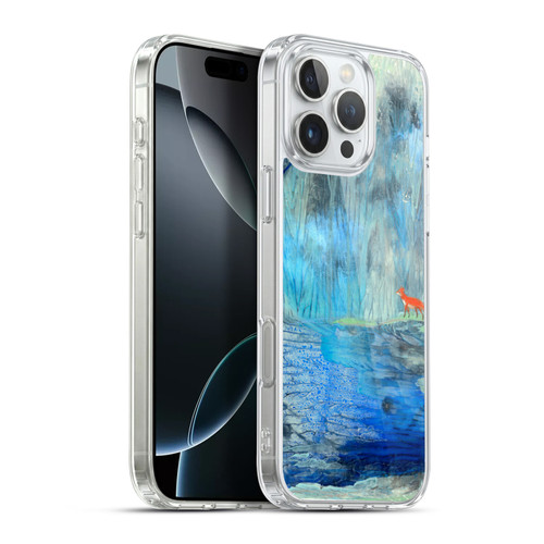 Wyanne Nature 2 Red Fox Blue River Soft Gel Case for Apple iPhone 16 Pro Max & MagSafe