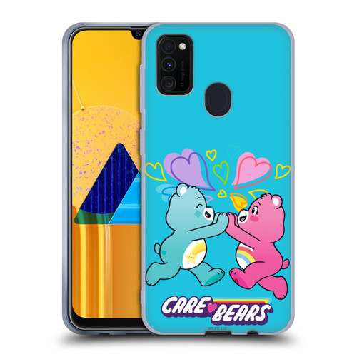 Care Bears Characters Funshine, Cheer And Grumpy Group 2 Soft Gel Case for Samsung Galaxy M30s (2019)/M21 (2020)