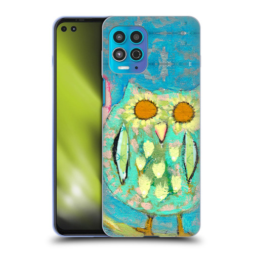 Wyanne Owl Bird Painting Soft Gel Case for Motorola Moto G100
