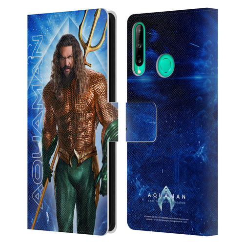 Aquaman And The Lost Kingdom Graphics Arthur Curry Leather Book Wallet Case Cover For Huawei P40 lite E