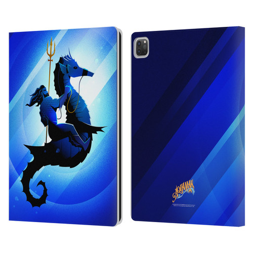 Aquaman And The Lost Kingdom Graphics Arthur Curry And Storm Leather Book Wallet Case Cover For Apple iPad Pro 13 M4 2024