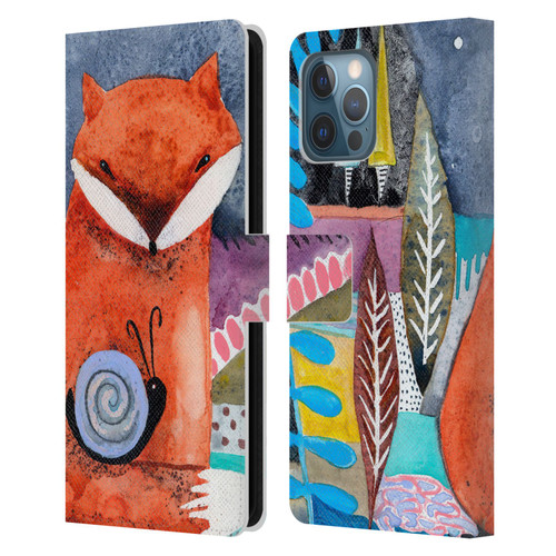 Wyanne Animals Nighty Nite Fox Leather Book Wallet Case Cover For Apple iPhone 12 Pro Max