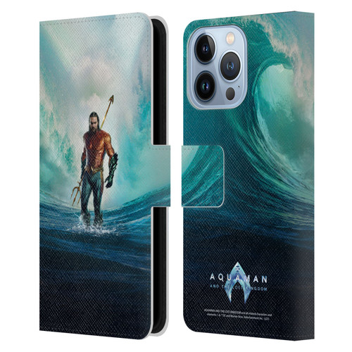 Aquaman And The Lost Kingdom Graphics Poster Leather Book Wallet Case Cover For Apple iPhone 13 Pro