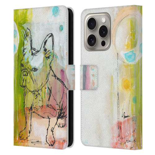 Wyanne Animals Attitude Leather Book Wallet Case Cover For Apple iPhone 16 Pro