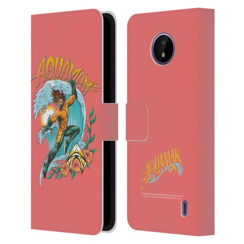 Aquaman And The Lost Kingdom Graphics Arthur Curry Art Leather Book Wallet Case Cover For Nokia C10 / C20