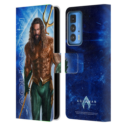 Aquaman And The Lost Kingdom Graphics Arthur Curry Leather Book Wallet Case Cover For Motorola Edge (2022)