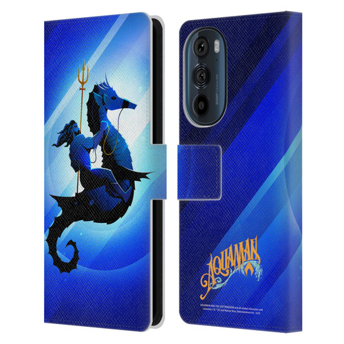 Aquaman And The Lost Kingdom Graphics Arthur Curry And Storm Leather Book Wallet Case Cover For Motorola Edge 30
