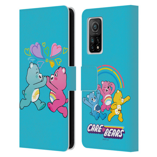 Care Bears Characters Funshine, Cheer And Grumpy Group 2 Leather Book Wallet Case Cover For Xiaomi Mi 10T 5G