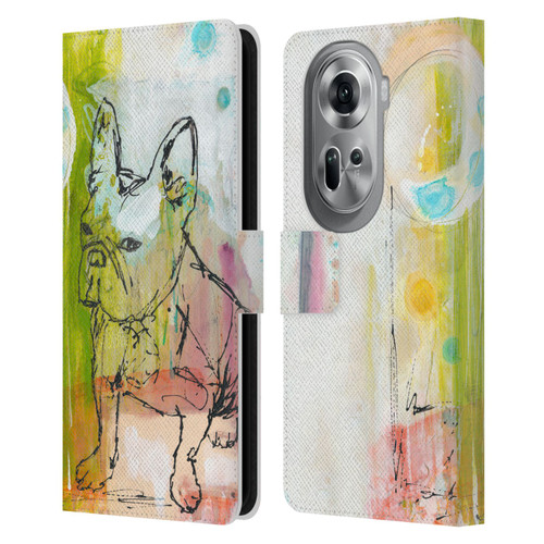 Wyanne Animals Attitude Leather Book Wallet Case Cover For OPPO Reno11 Pro
