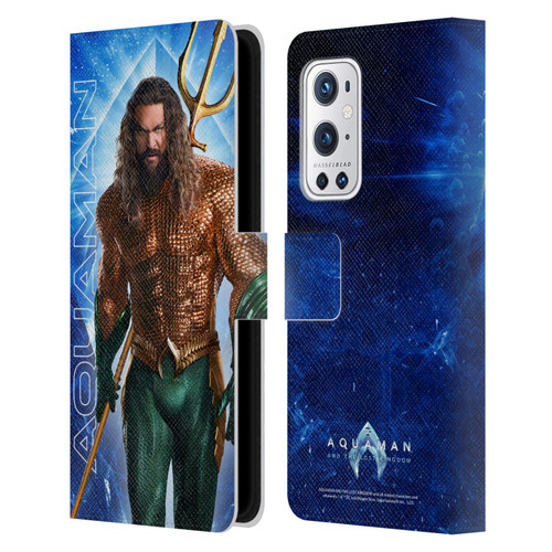 Aquaman And The Lost Kingdom Graphics Arthur Curry Leather Book Wallet Case Cover For OnePlus 9 Pro