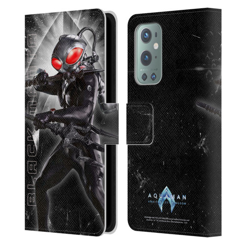 Aquaman And The Lost Kingdom Graphics Black Manta Leather Book Wallet Case Cover For OnePlus 9