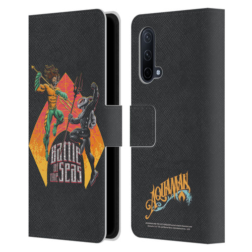 Aquaman And The Lost Kingdom Graphics Battle Of The Seas Leather Book Wallet Case Cover For OnePlus Nord CE 5G