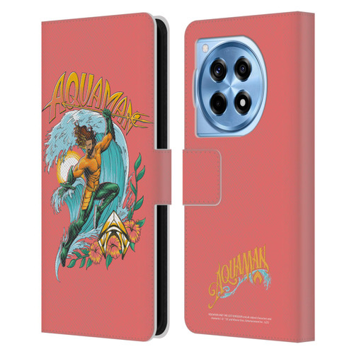 Aquaman And The Lost Kingdom Graphics Arthur Curry Art Leather Book Wallet Case Cover For OnePlus 12R
