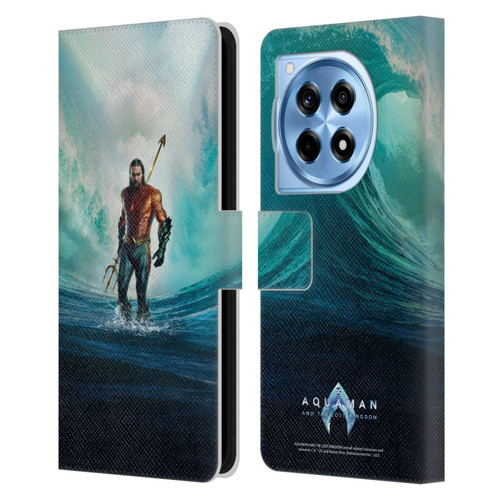 Aquaman And The Lost Kingdom Graphics Poster Leather Book Wallet Case Cover For OnePlus 12R
