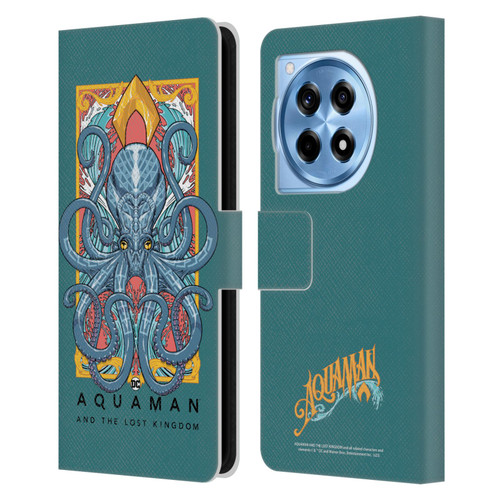 Aquaman And The Lost Kingdom Graphics Octopus Leather Book Wallet Case Cover For OnePlus 12R
