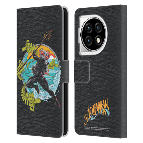 Aquaman And The Lost Kingdom Graphics Black Manta Art Leather Book Wallet Case Cover For OPPO OnePlus Ace 3 5G