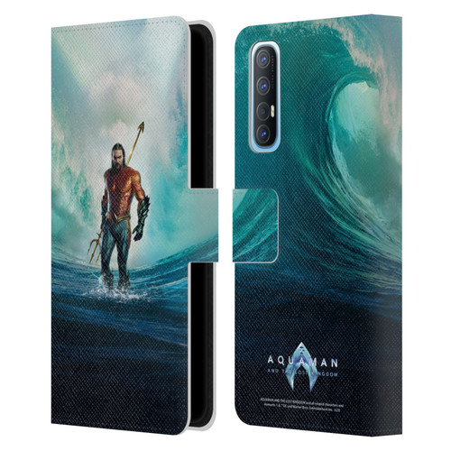 Aquaman And The Lost Kingdom Graphics Poster Leather Book Wallet Case Cover For OPPO Find X2 Neo 5G