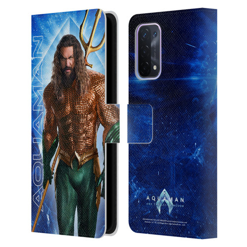 Aquaman And The Lost Kingdom Graphics Arthur Curry Leather Book Wallet Case Cover For OPPO A54 5G