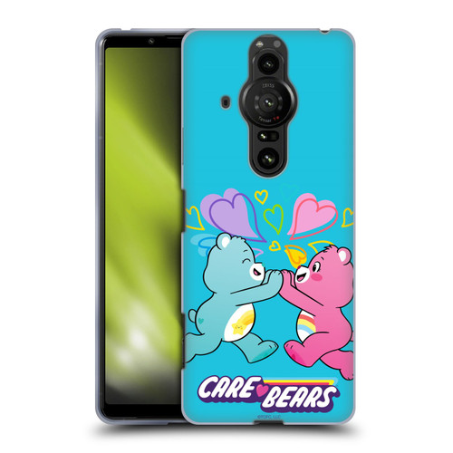 Care Bears Characters Funshine, Cheer And Grumpy Group 2 Soft Gel Case for Sony Xperia Pro-I