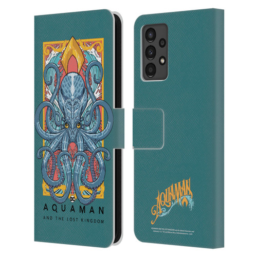 Aquaman And The Lost Kingdom Graphics Octopus Leather Book Wallet Case Cover For Samsung Galaxy A13 (2022)