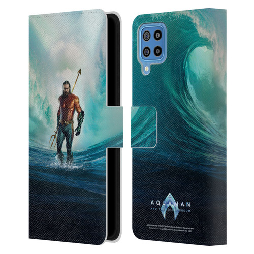 Aquaman And The Lost Kingdom Graphics Poster Leather Book Wallet Case Cover For Samsung Galaxy F22 (2021)