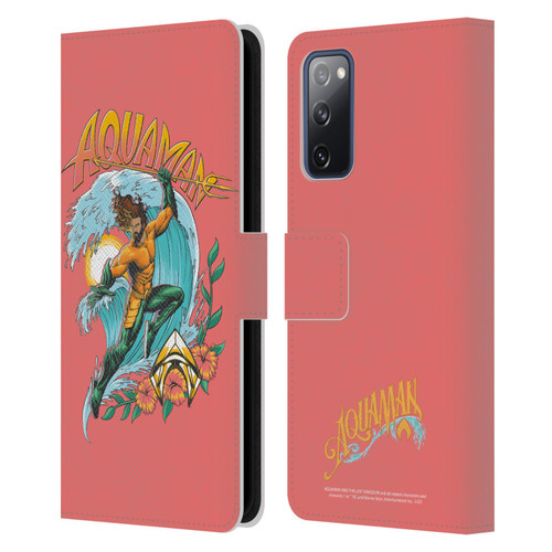 Aquaman And The Lost Kingdom Graphics Arthur Curry Art Leather Book Wallet Case Cover For Samsung Galaxy S20 FE / 5G