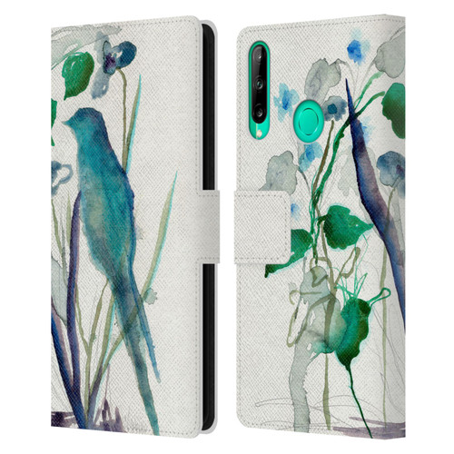 Wyanne Birds After Rain Leather Book Wallet Case Cover For Huawei P40 lite E