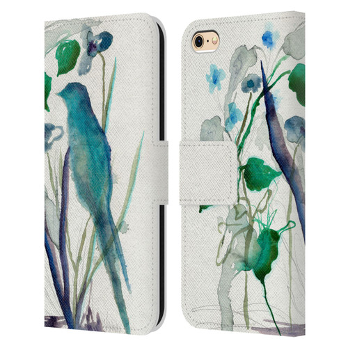 Wyanne Birds After Rain Leather Book Wallet Case Cover For Apple iPhone 6 / iPhone 6s