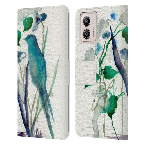 Wyanne Birds After Rain Leather Book Wallet Case Cover For Motorola Moto G53 5G