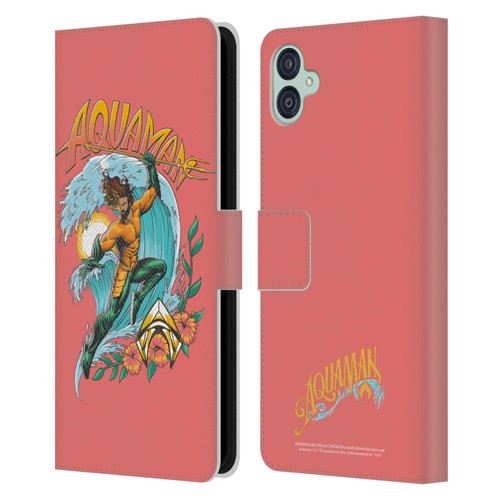 Aquaman And The Lost Kingdom Graphics Arthur Curry Art Leather Book Wallet Case Cover For Samsung Galaxy M04 5G / A04e