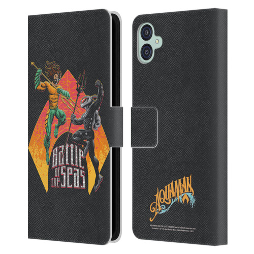 Aquaman And The Lost Kingdom Graphics Battle Of The Seas Leather Book Wallet Case Cover For Samsung Galaxy M04 5G / A04e