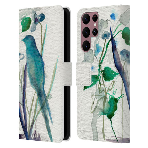 Wyanne Birds After Rain Leather Book Wallet Case Cover For Samsung Galaxy S22 Ultra 5G