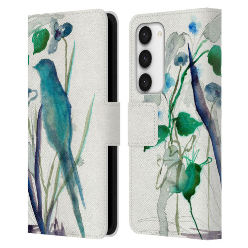 Wyanne Birds After Rain Leather Book Wallet Case Cover For Samsung Galaxy S23 5G