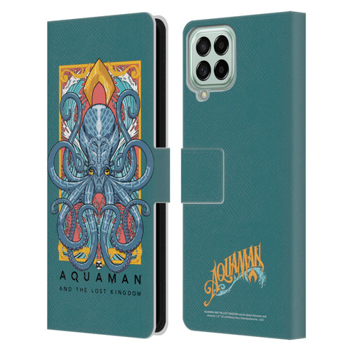 Aquaman And The Lost Kingdom Graphics Octopus Leather Book Wallet Case Cover For Samsung Galaxy M53 (2022)