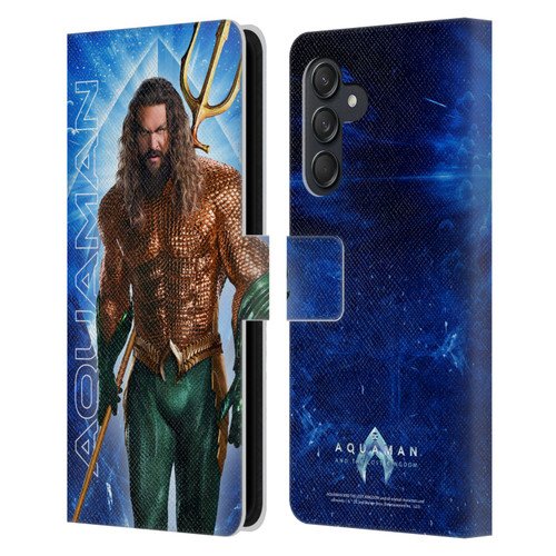 Aquaman And The Lost Kingdom Graphics Arthur Curry Leather Book Wallet Case Cover For Samsung Galaxy M55 5G