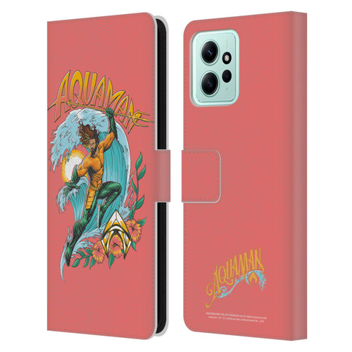 Aquaman And The Lost Kingdom Graphics Arthur Curry Art Leather Book Wallet Case Cover For Xiaomi Redmi 12
