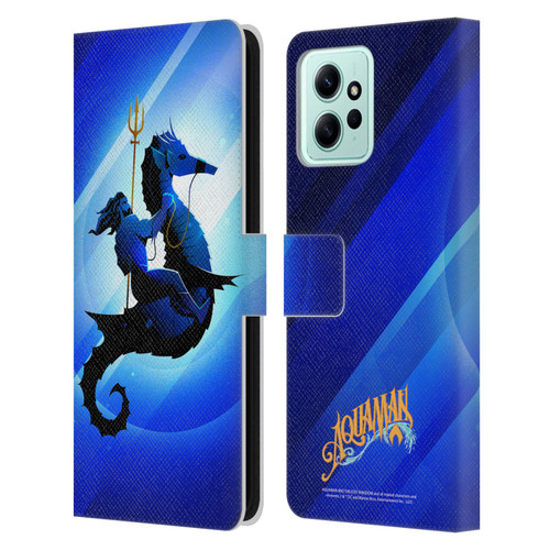 Aquaman And The Lost Kingdom Graphics Arthur Curry And Storm Leather Book Wallet Case Cover For Xiaomi Redmi 12