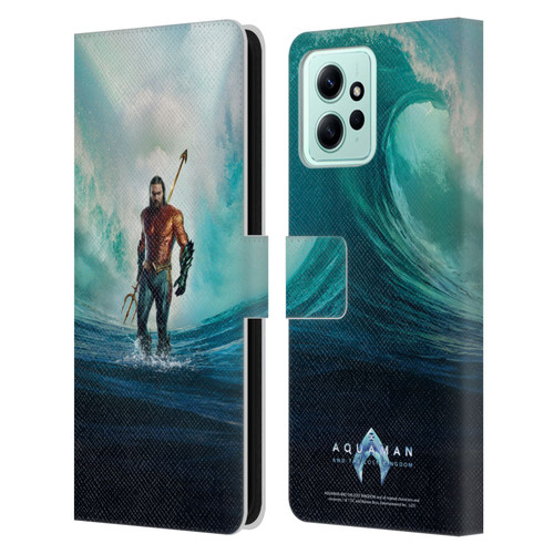 Aquaman And The Lost Kingdom Graphics Poster Leather Book Wallet Case Cover For Xiaomi Redmi 12