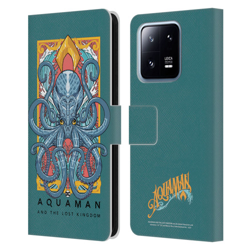 Aquaman And The Lost Kingdom Graphics Octopus Leather Book Wallet Case Cover For Xiaomi 13 Pro 5G