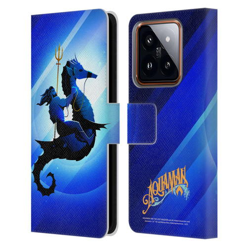 Aquaman And The Lost Kingdom Graphics Arthur Curry And Storm Leather Book Wallet Case Cover For Xiaomi 14
