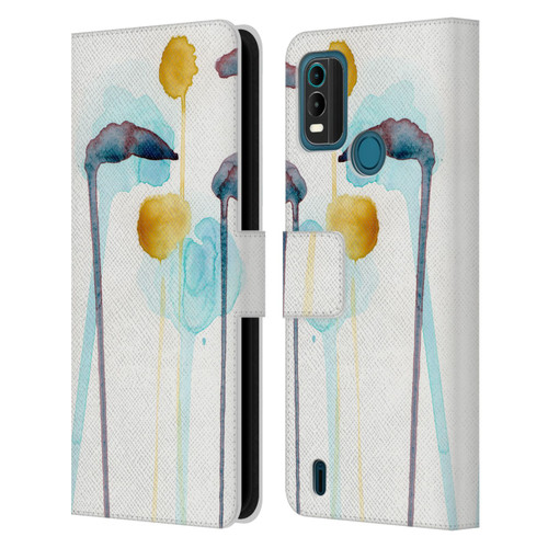 Wyanne Nature Botanical Study 3 Leather Book Wallet Case Cover For Nokia G11 Plus