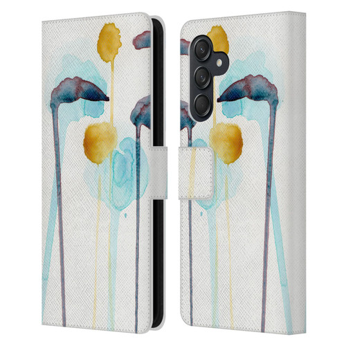 Wyanne Nature Botanical Study 3 Leather Book Wallet Case Cover For Samsung Galaxy M55 5G