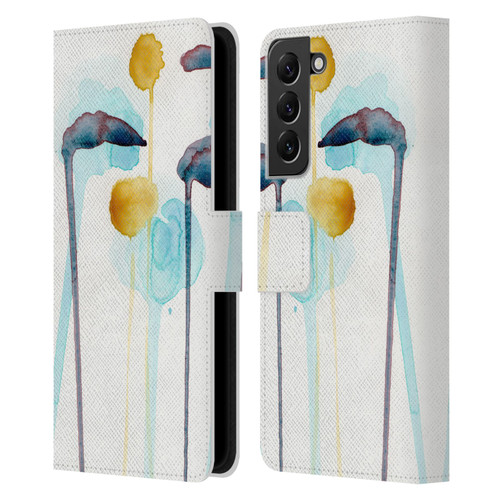 Wyanne Nature Botanical Study 3 Leather Book Wallet Case Cover For Samsung Galaxy S22+ 5G